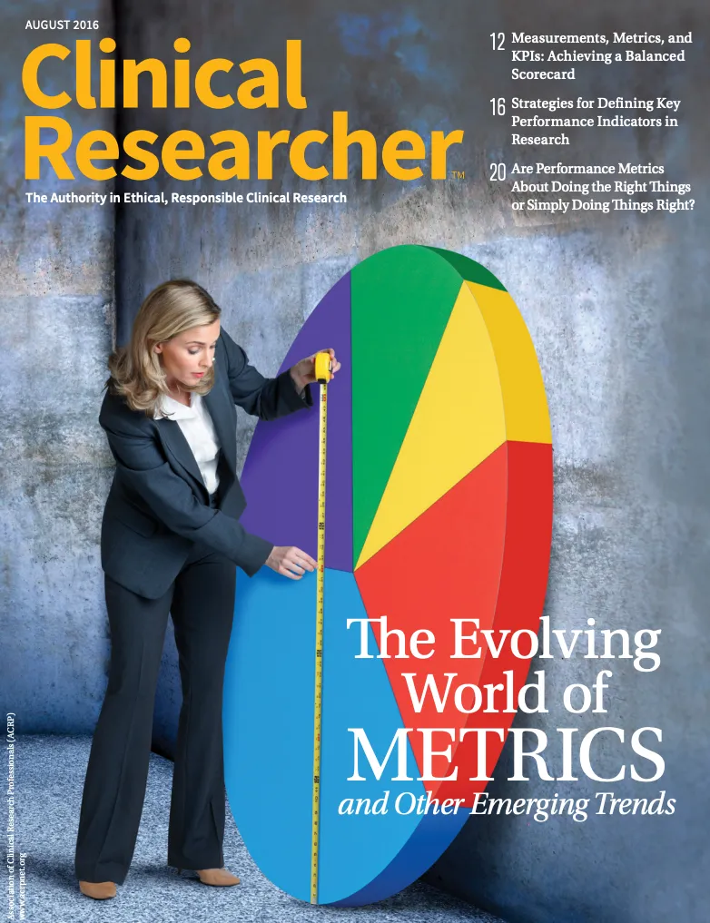 Clinical Researcher article - Strategies for Defining KPIs in Research